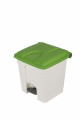 Container 30l blanc couvercle vert