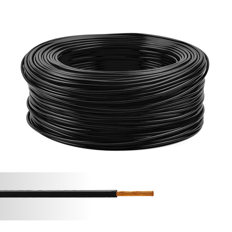 Câble électrique HO7V-U 1,5 mm2 bleu 10 m