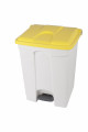 Container 70l blanc couvercle jaune