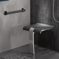 Metis gamme pmr barre de douche en t ou l gris anthracite