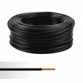 Fil électrique souple HO7V-K 16mm² noir couronne de 100m 