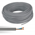Cable HO5VV-F 2x0,75mm2 gris C50m (prix au m)