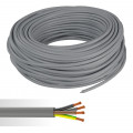 Cable HO5VV-F 4G0,75mm2 gris C50m (prix au m)