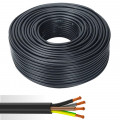 Cable HO7RN-F 4G1,5mm2 noir C100m (Prix au m)