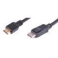 Cordon display port/hdmi 3mts