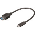 Adapt. type c->usb 3 fem 20cm