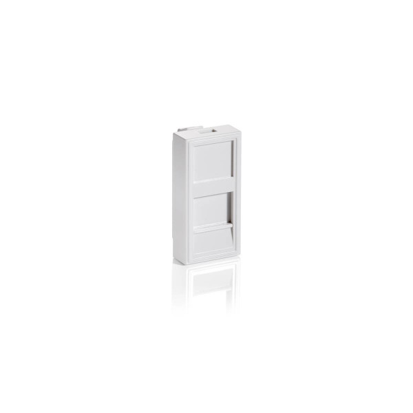 Plastron rj45 simple 22.5x45
