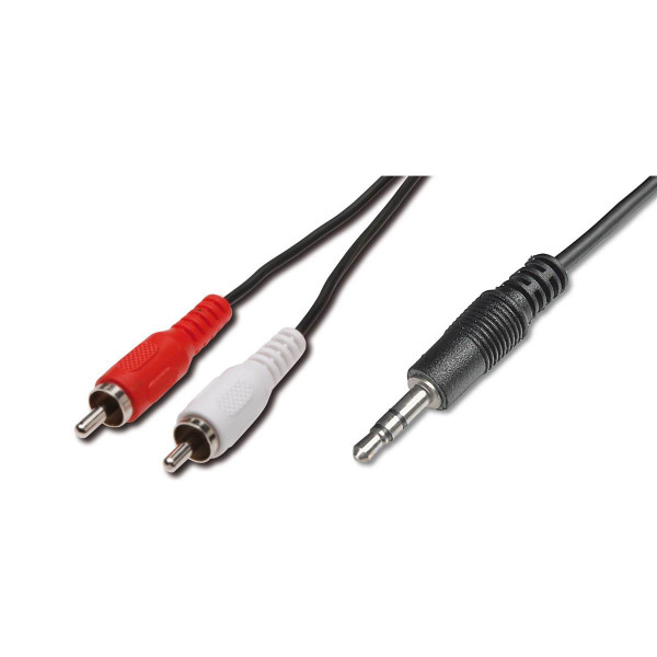 Cordon audio minijack/rca 5m