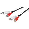 Rallonge audio 2xrca 3 mts