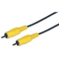 Cordon video rca m-m jaune 3m