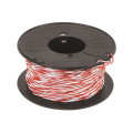Jar teleph 5/10 blan-roug 100m