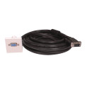 Plastron vga fem+cord male 10m