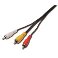 Demi cordon 3xrca 15m