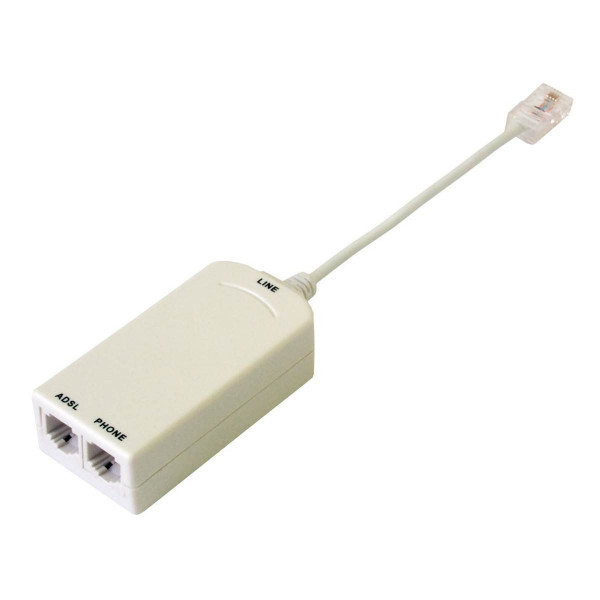 Filtre adsl rj11 vers 2xrj11