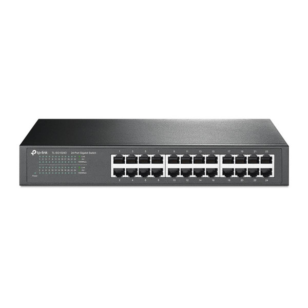 Switch ethernet de bureau&rackable 24 ports gigabit tp-link tl-sg1024d