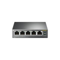 Switch ethernet poe 5 ports gigabit dont 4 poe 56w tp-link tl-sg1005p