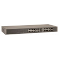 Switch poe rackable 24 ports giga + 2 sfp manageable web smart 185w