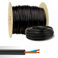 Cable HO7RN-F 2x1,5mm2 noir (Prix au m)