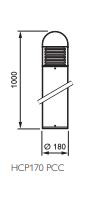 Lentille claire Philips pour borne Vivara Zon GCP170 PCC 