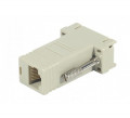 Adapt. modulaires db9 f - rj45