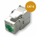 boite de 8 embases RJ45 à Repérage Lumineux Catégorie 6 FTP ELFI Uniformatic