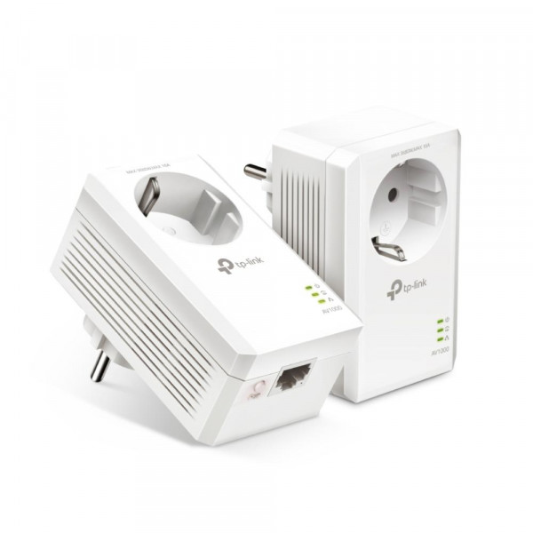 Kit 2xcpl nano ethernet 1000 mbps 1 port rj45 tl-pa7017 kit