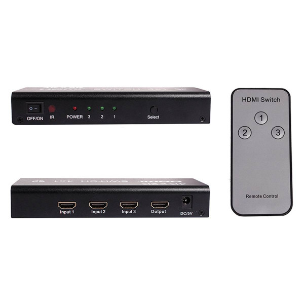 Switch hdmi 3 ports 4k