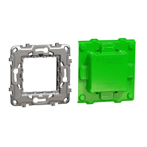 Support de Fixation Zamak 2 Modules avec Protection de Chantier Unica Schneider