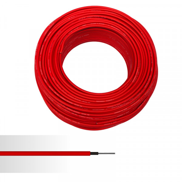 Câble solaire KBE Solar DB+ - 6mm² rouge DC 1500V Gaine polyoléfine 