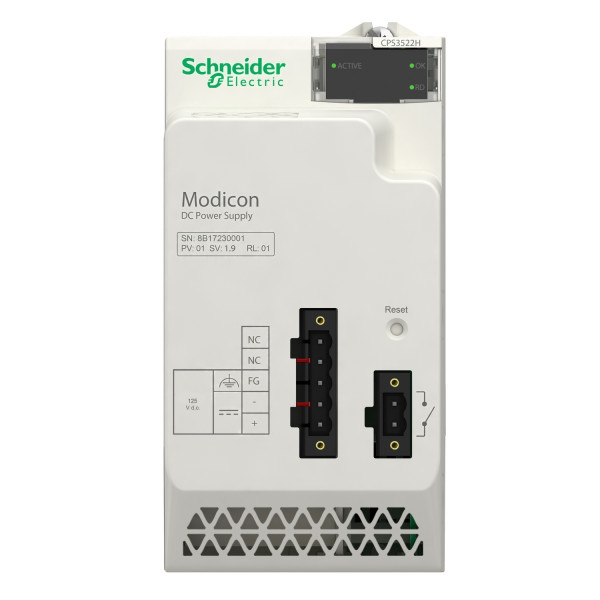 Modicon x80 - module d'alimentation redondante 125vdc - 40w - durci