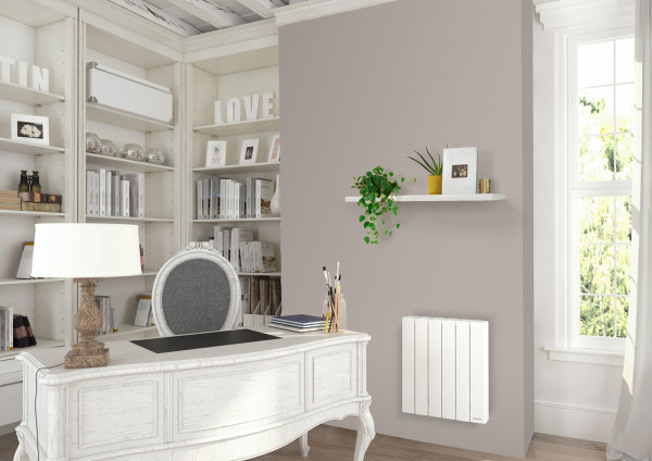 Radiateur électrique 1250W Thermor Baléares 2 à chaleur douce horizontal blanc 