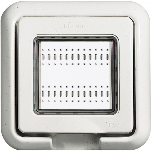 Support-plaque IP55 Idrobox - couleur Blanc