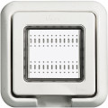 Support-plaque IP55 Idrobox - couleur Blanc