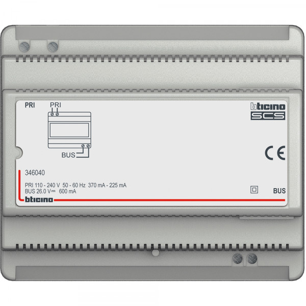 Alimentation pour système audio 100 postes - Bus 2 fils - 26V - 0,6A