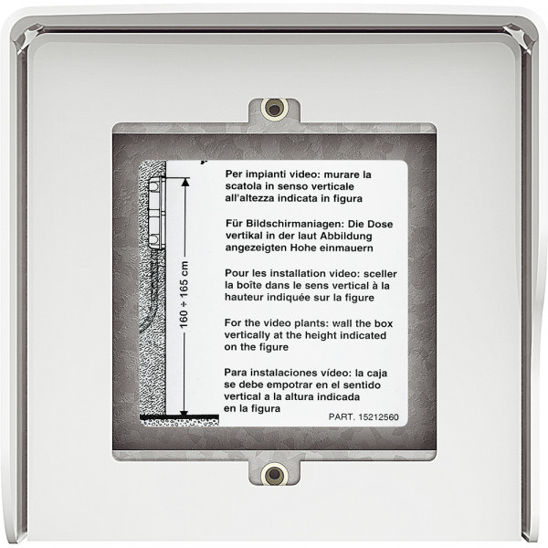 Guérite saillie Sfera New 1 module Allwhite