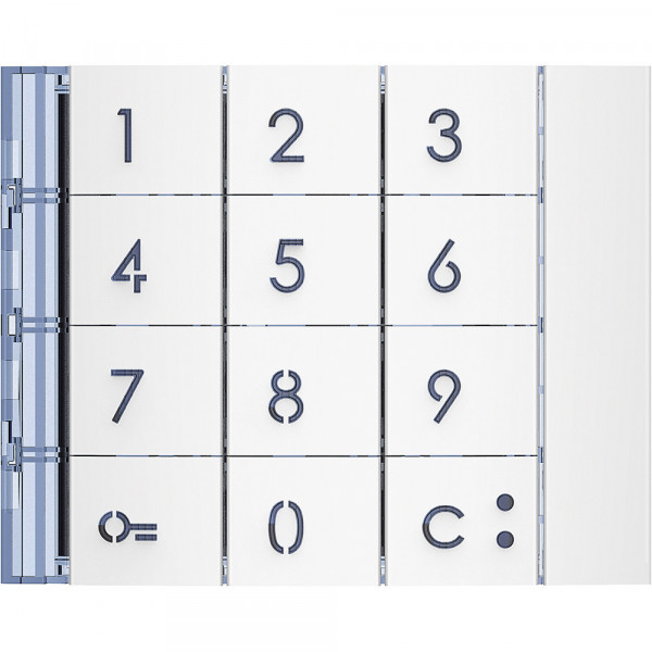 Façade clavier codé Sfera New Allwhite