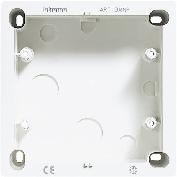 Cadre saillie blanc Bticino Livinglight pour sirène d'intérieure ou diffusion sonore