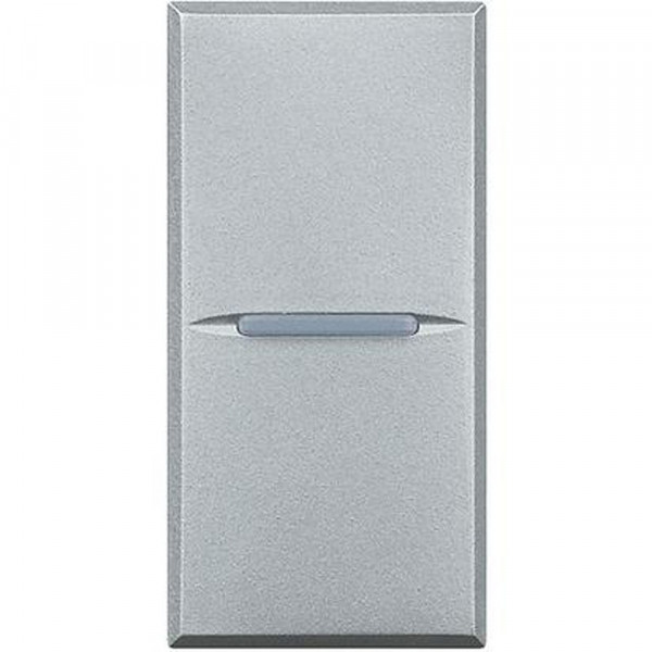 Poussoir axial Bticino Axolute 10 a-250 v alternatif bornes auto alu 1 module