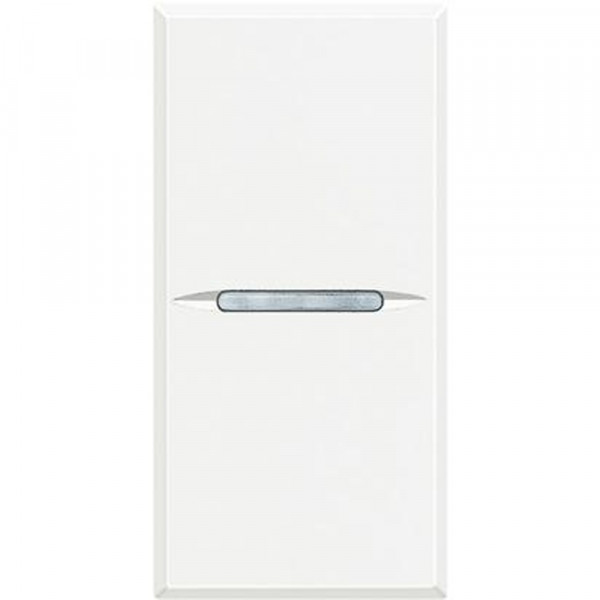 Va-et-vient axial Bticino Axolute 16AX-250 v alternatif bornes auto white 1 module