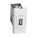 Module de charge usb simple Bticino Axolute - 5v - 230v - white - 1 module