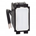 Permutateur lumineux ou témoin avec LED blanche 10A Living Now - 1 module