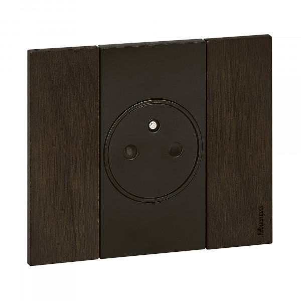 Prise de courant surface Living Now Bticino Cofrel - 2 modules - encastré - noir
