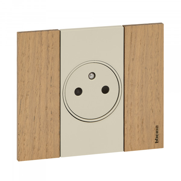 Prise de courant surface Living Now Bticino Cofrel - 2 modules - encastré - noir