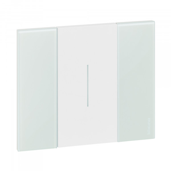 Plaque de finition Living Now Collection Les Blancs matière polymère 2 modules - finition Ciel