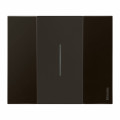 Plaque de finition Living Now Collection Les Noirs matière polymère 2 modules - finition Nuit