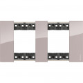 Plaque de finition Living Now Collection Les Sables matière polymère 2x2 modules - finition Aurore