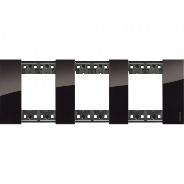 Plaque de finition Living Now Collection Les Noirs matière polymère 3x2 modules - finition Nuit