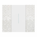 Plaque de finition Living Now Collection Les Blancs matière polymère 2 modules - finition Pixel