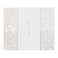 Plaque de finition Living Now Collection Les Blancs matière polymère 2 modules - finition Pixel