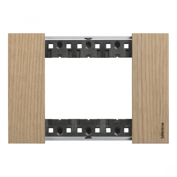 Plaque de finition Living Now Collection Les Sables matière bois 3 modules - finition Chêne